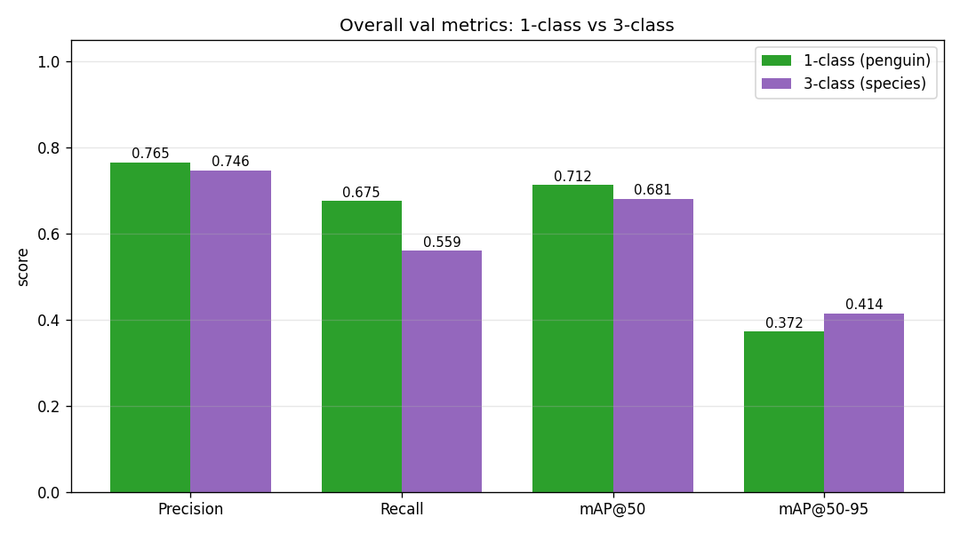 overall metrics